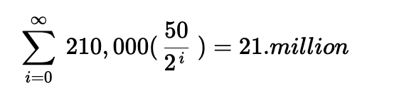 Bitcoin Asymptotic Supply